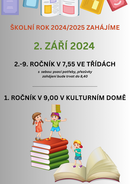 2024 2025 zahajeni